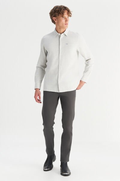 Wrangler W12S004003 Erkek Antrasit Texas Slim  Kot Pantolon