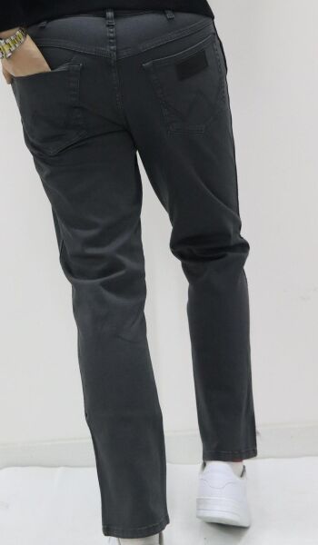 Wrangler W12S004003 Erkek Antrasit Texas Slim  Kot Pantolon