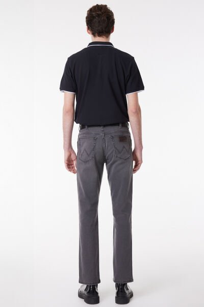 Wrangler W12SBY852 Gri Erkek Texas Slim Jean Kot Pantolon