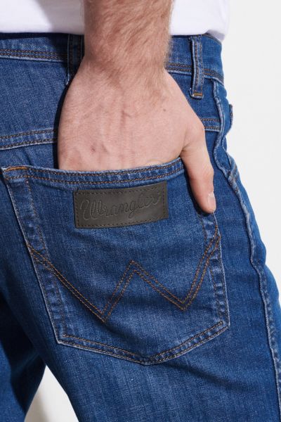 Wrangler W12T008408 Mavi Erkek Texas Regular Tapered Jean Kot Pantolon