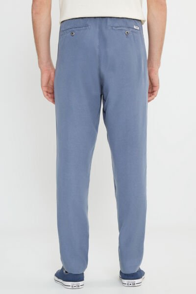 Wrangler W221266TF İndigo Erkek Beli Lastikli Chino Jogger Pantolon