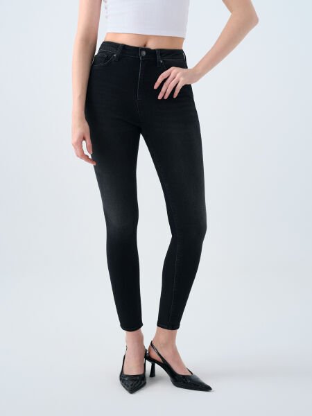 Loft LF2037055 Antrasit Kadın Natalıe Kot Pantolon