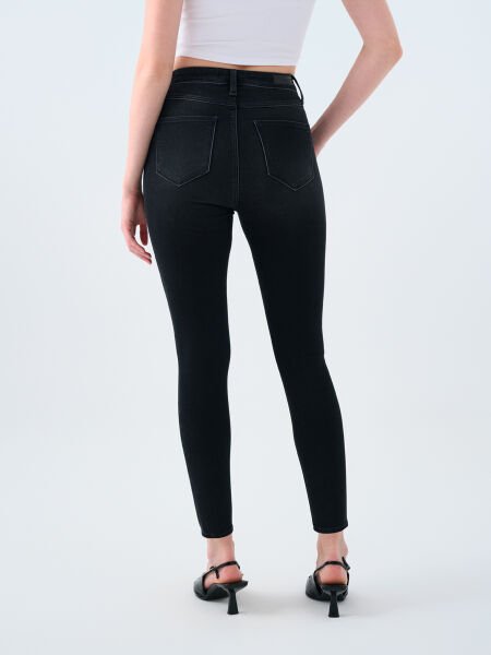 Loft LF2037055 Antrasit Kadın Natalıe Kot Pantolon