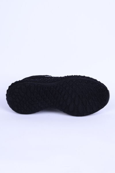 Pierre Cardin 30680 Fileli Rahat Taban Esnek Siyah Günlük Kadın Spor Ayakkabı