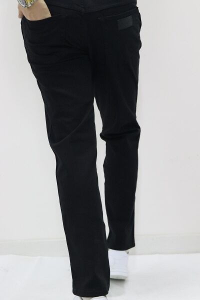 Wrangler W12S004001 Erkek Siyah Texas Slim  Kot Pantolon