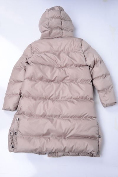 Hanece Kids 723276 9-13 Yaş Krem Çıtçıtlı Kız Çocuk Şişme Mont