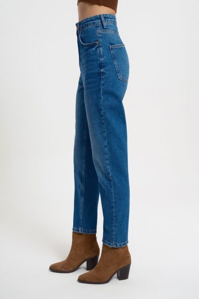 Loft 2034140 Mom Açık Mavi Kadın Kot  Pantolon