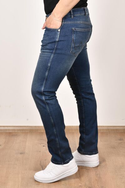 Wrangler W18SCV39X Larston Lacivert Erkek Kot Pantolon