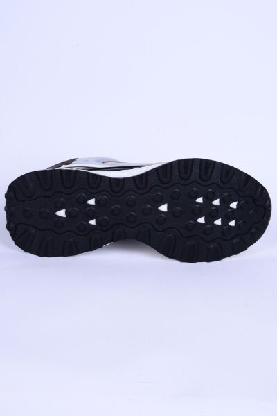 Pierre Cardin 10106 Fileli Yüksek Taban Esnek Rahat Taban Beyaz-Kahverengi Günlük Kadın Spor Ayakkabı