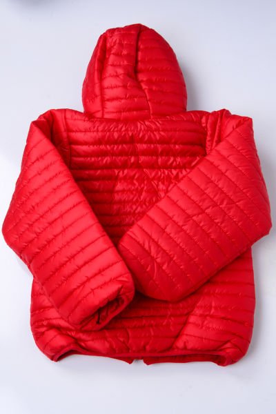 Hanece Kids 2023 6-10 Yaş Kırmızı Unisex Çocuk Şişme Mont