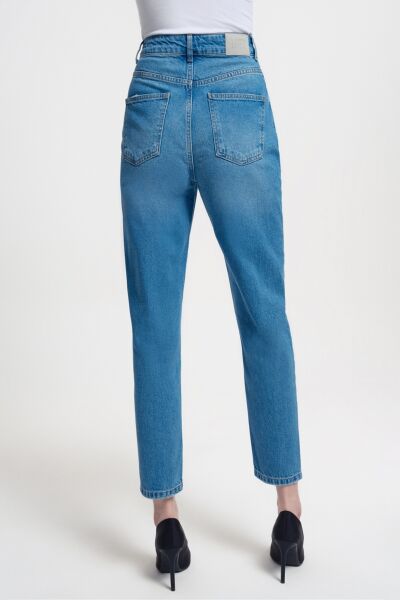 Loft 2034143 Mom Açık Mavi Kadın Kot  Pantolon