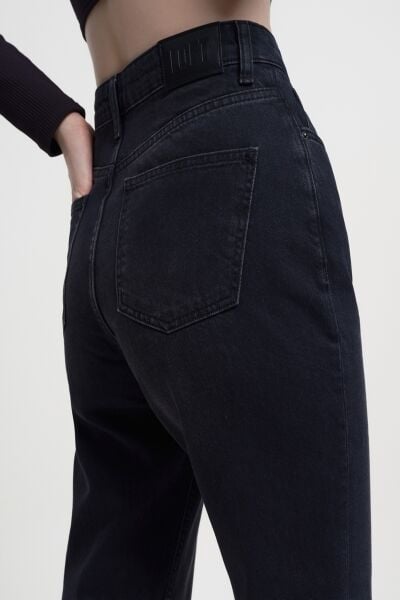 Loft 2034145 Mom Antrasit Kadın Kot  Pantolon