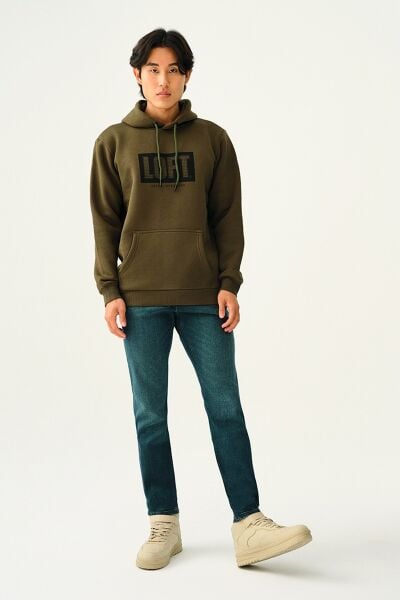 Loft LF2038033 Lacivert Erkek Ricardo Esnek Kumaş Dar Paça Normal Bel Kot Pantolon