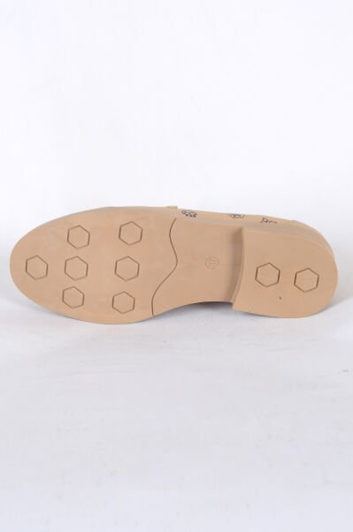 Pierre Cardin 54117  Bej Kadın Rahat Taban Laofer Ayakkabı