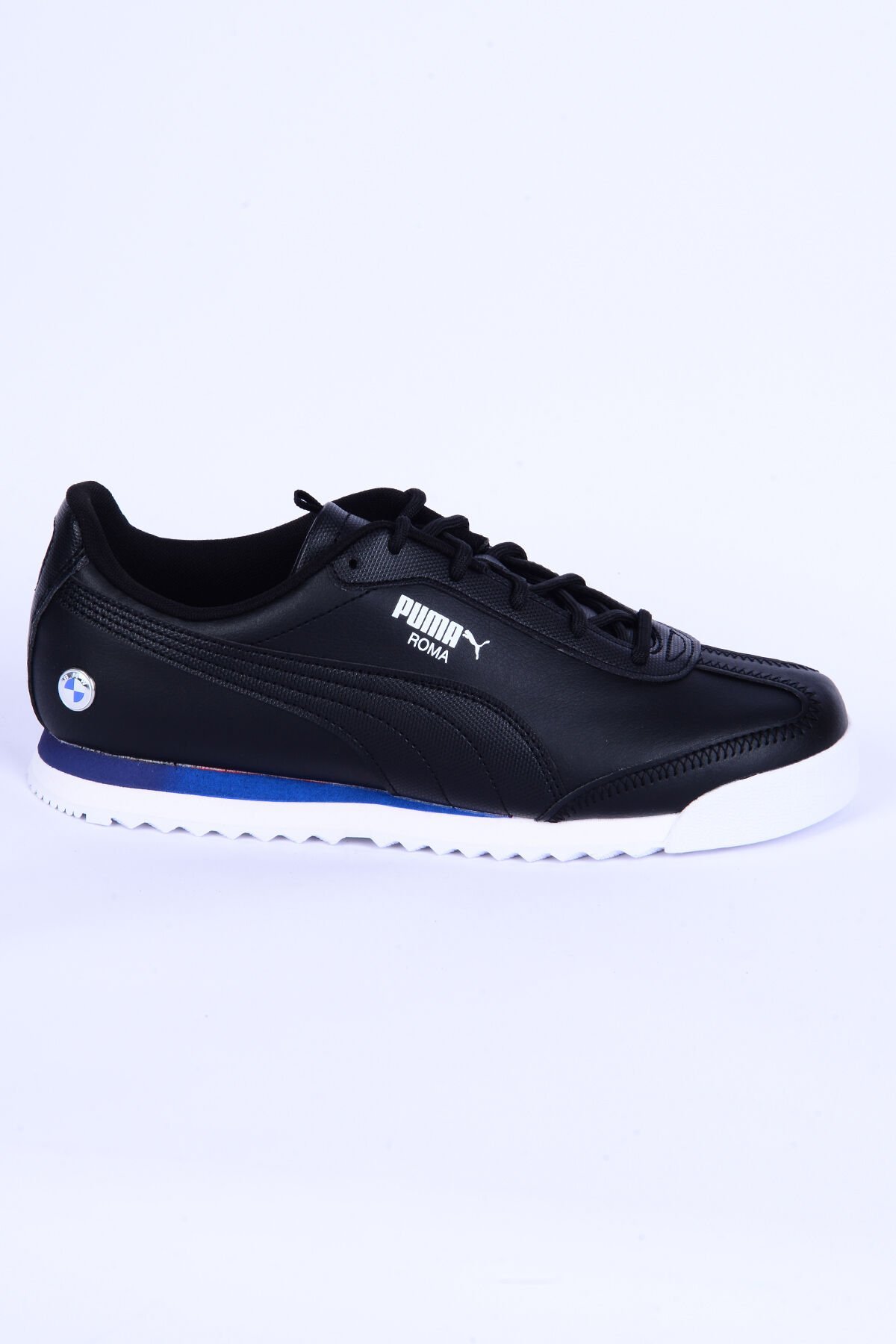 Puma 308033-01 Bmw Mms Roma Via Deri Ortopedik Taban Siyah Sneaker Erkek Spor Ayakkabı