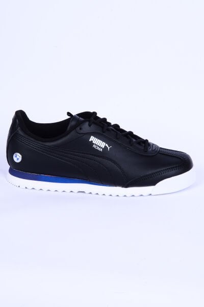 Puma 308033-01 Bmw Mms Roma Via Deri Ortopedik Taban Siyah Sneaker Erkek Spor Ayakkabı