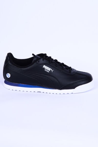 Puma 308033-01 Bmw Mms Roma Via Deri Ortopedik Taban Siyah Sneaker Erkek Spor Ayakkabı