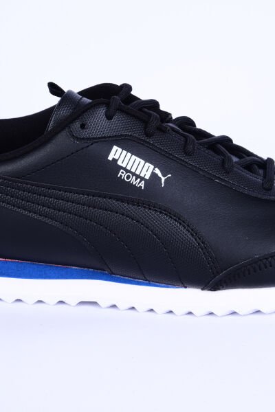 Puma 308033-01 Bmw Mms Roma Via Deri Ortopedik Taban Siyah Sneaker Erkek Spor Ayakkabı