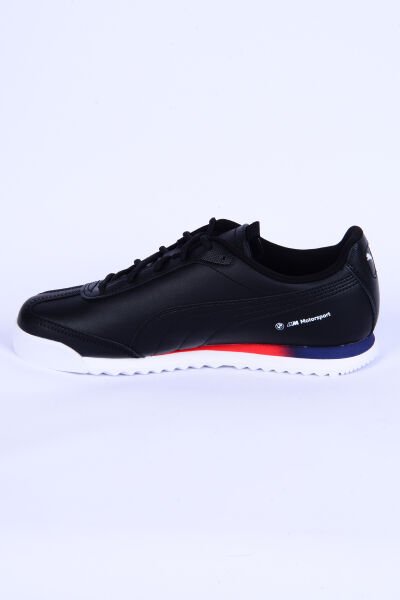 Puma 308033-01 Bmw Mms Roma Via Deri Ortopedik Taban Siyah Sneaker Erkek Spor Ayakkabı