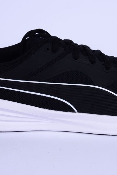 Puma 377028-01 Transport Fileli Ortopedik Taban Siyah-Beyaz Günlük Erkek Spor Ayakkabı
