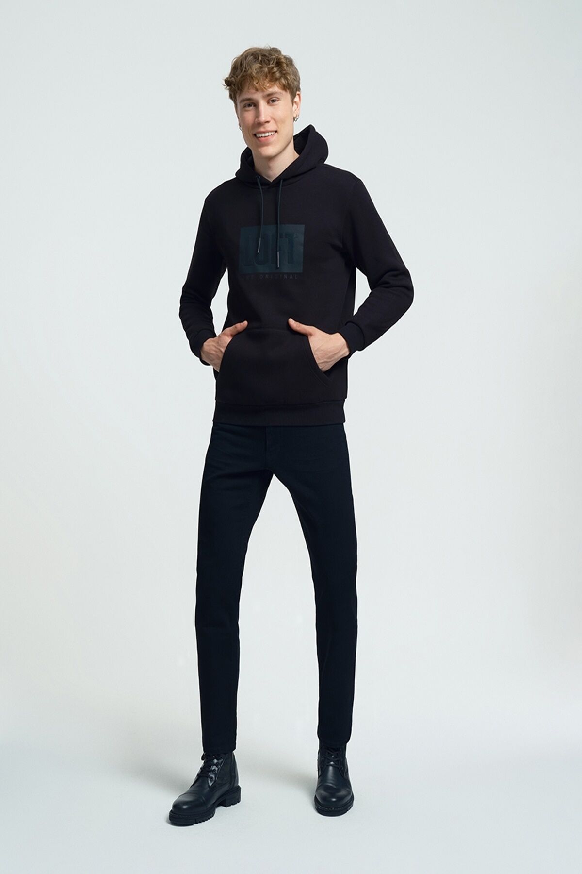 Loft 2034725 TerryBrown Siyah  Erkek Kot  Pantolon