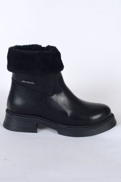 Pierre Cardin 55268 Siyah Kadın Cilt Yarım Bot