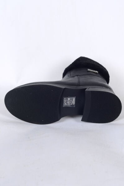 Pierre Cardin 55268 Siyah Kadın Cilt Yarım Bot