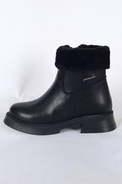 Pierre Cardin 55268 Siyah Kadın Cilt Yarım Bot