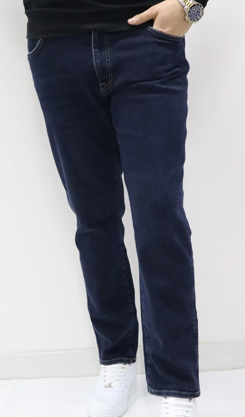 Wrangler W12S001397 Erkek Lacivert Texas Slim Jean Pantolon