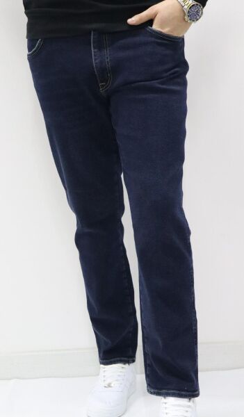 Wrangler W12S001397 Erkek Lacivert Texas Slim Jean Pantolon