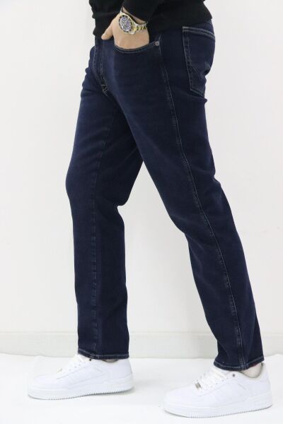 Wrangler W12S001397 Erkek Lacivert Texas Slim Jean Pantolon