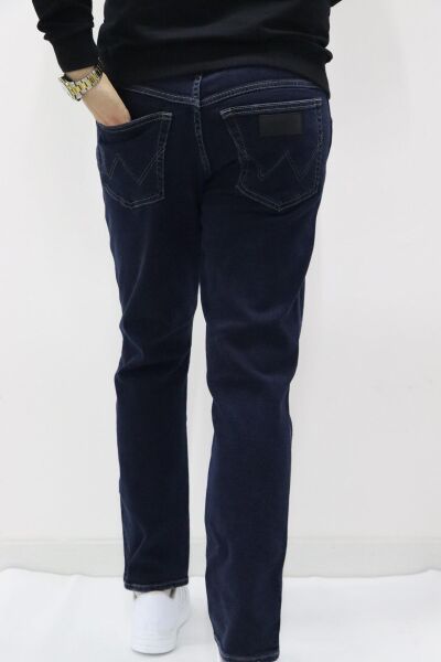 Wrangler W12S001397 Erkek Lacivert Texas Slim Jean Pantolon