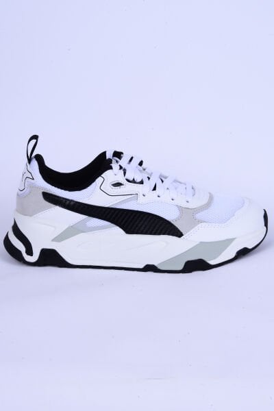 Puma 389289-01 Trinity Fileli Yüksek Taban Rahat Ortopedik Taban Esnek Beyaz Günlük Erkek Spor Ayakkabı