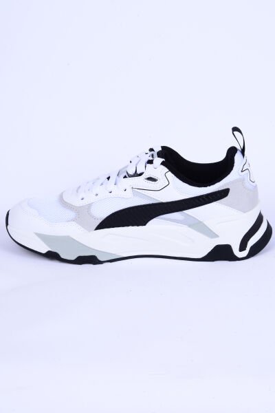 Puma 389289-01 Trinity Fileli Yüksek Taban Rahat Ortopedik Taban Esnek Beyaz Günlük Erkek Spor Ayakkabı