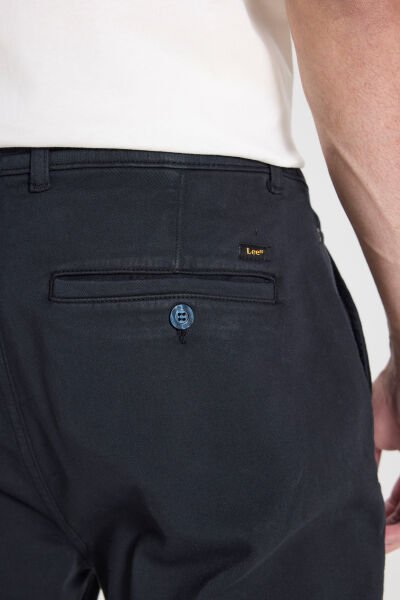 Lee LM043002003 Jogger Non Denim Antrasit  Erkek Belden Lastikli Ve İp Detaylı Pantalon