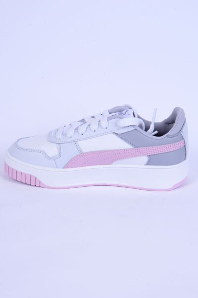 Puma 389390-23 Carina Street Deri Ortopedik Taban Kadın Günlük Beyaz-Pudra Spor Ayakkabı
