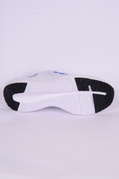 Hummel 900497-9001 Marry Filelii Ortopedik Taban Bağcıklı FaylonTaban Esenek Yüksek Taban Hafif Rahat Beyaz-Mavi Günük Erkek Spor Ayakkabı
