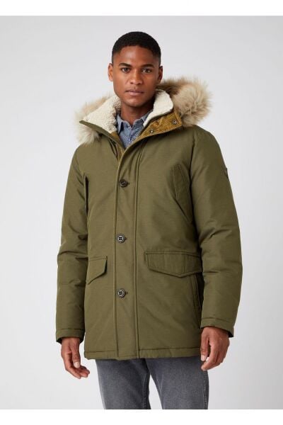 Wrangler W4D0WXXIX Erkek Haki Parka