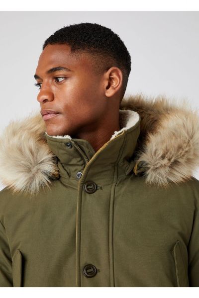 Wrangler W4D0WXXIX Erkek Haki Parka