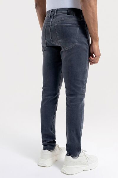 Loft 2035701 Gri Erkek Ricardo Slim Fit Normal Bel Daralan Paça Kot Pantolon