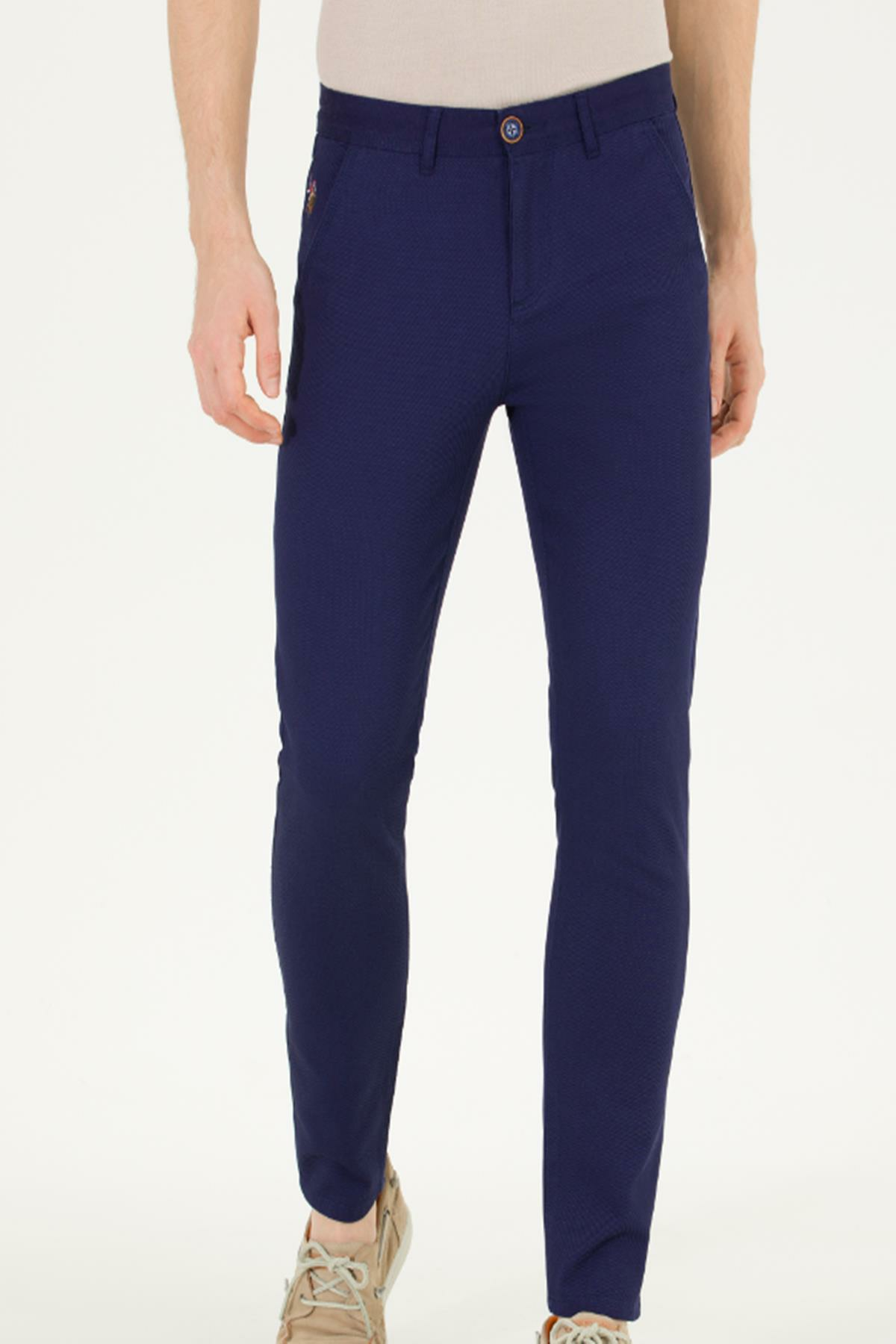 U.S Polo 1600639 Lacivert Erkek Keten Pantolon