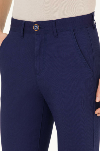 U.S Polo 1600639 Lacivert Erkek Keten Pantolon