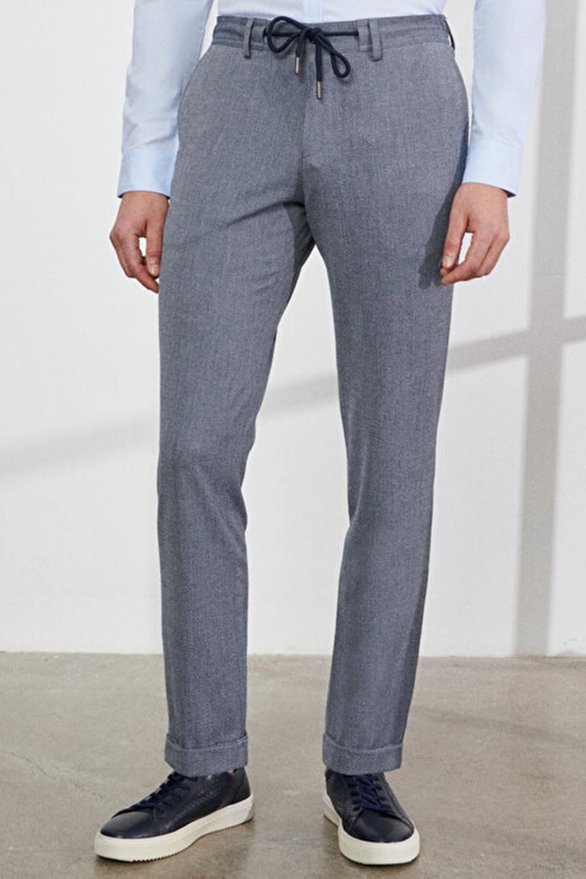 Altınyıldız 4A3023200019 Taos-2 6N Gri Yeleksiz Erkek Takım Elbise