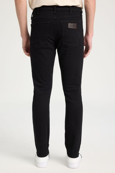 Wrangler W18S034AE Larston Silim Siyah Erkek Silim Tapared Kot Pantalon