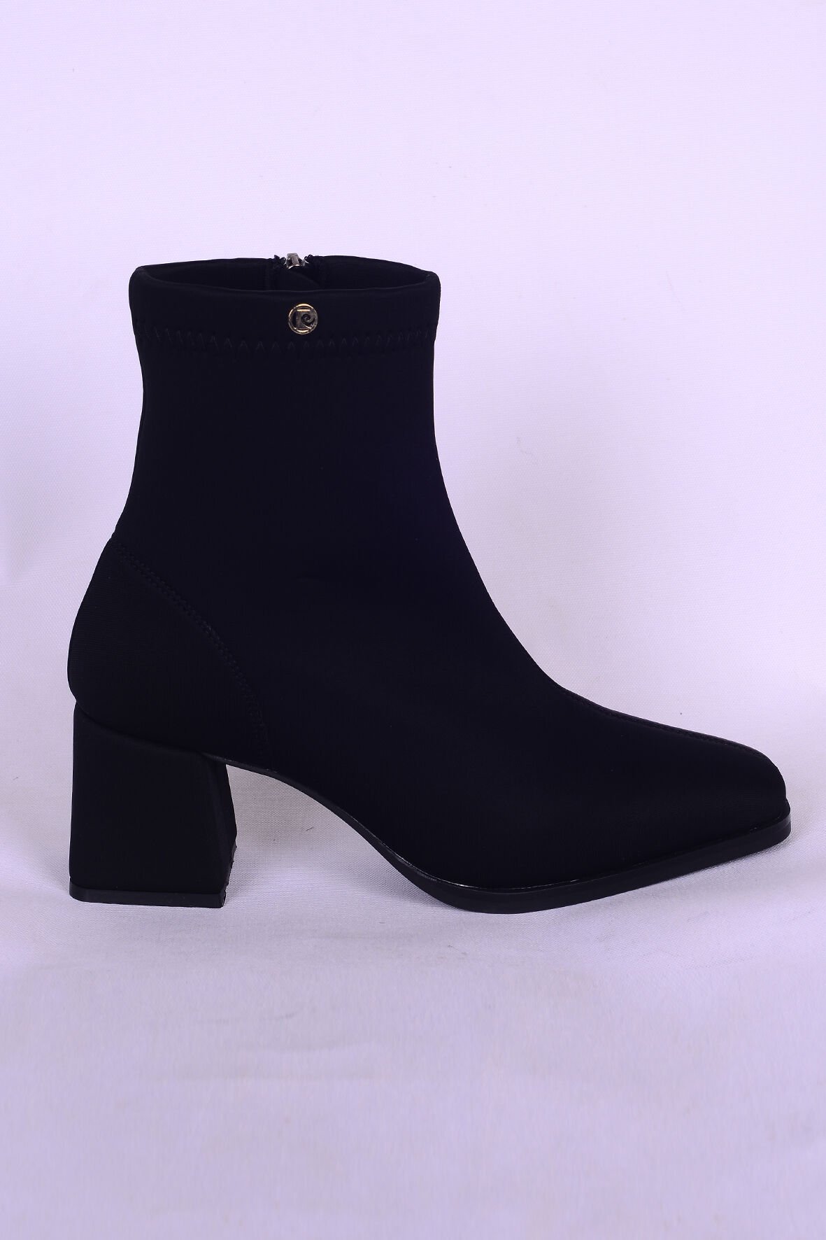 Pierre Cardin 54970 Siyah Kadın Süet Topuklu Bot