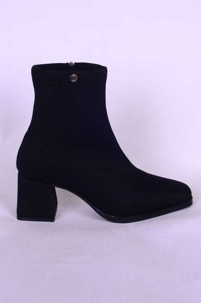 Pierre Cardin 54970 Siyah Kadın Süet Topuklu Bot