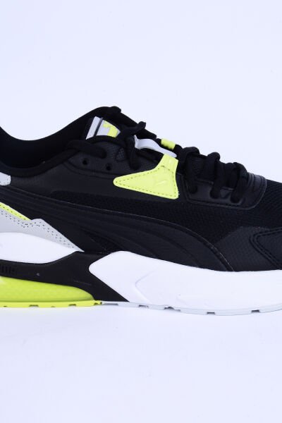 Puma 392318-17 Vis2k  Fileli Ortopedik Taban Bağcıklı Esnek Siyah Günlük Erkek Spor Ayakkabı