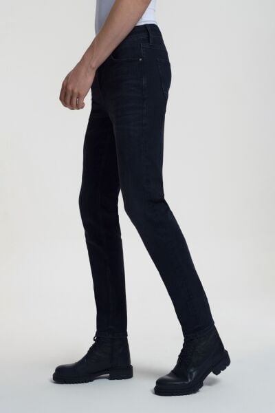 Loft 2034691 Siyah Erkek Ricardo Slim Fit Normal Bel Kot Pantolon