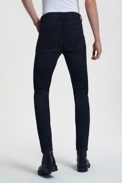 Loft 2034691 Siyah Erkek Ricardo Slim Fit Normal Bel Kot Pantolon