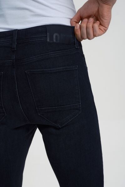 Loft 2034691 Siyah Erkek Ricardo Slim Fit Normal Bel Kot Pantolon